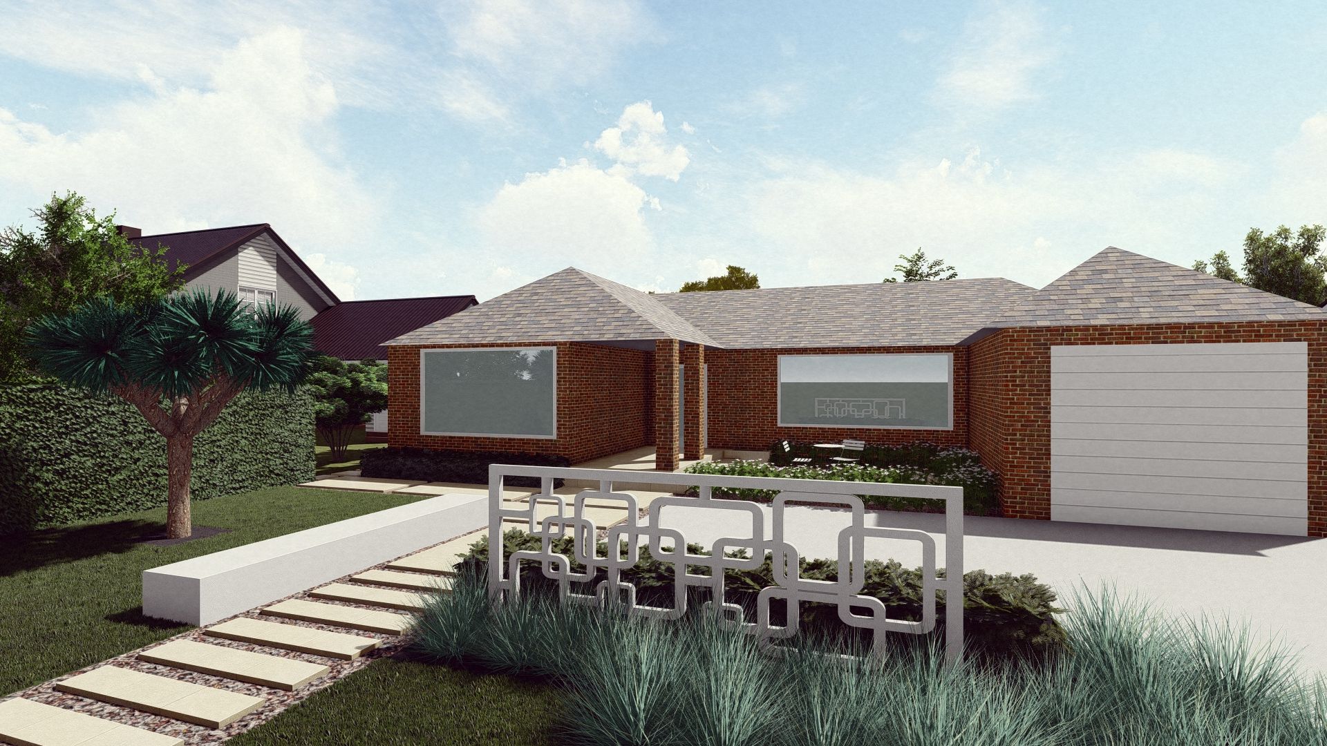 Low Maintence Garden Plan For Sydney Home